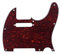 Alnicov 8-Loch-Tele-Schlagbrett für USA/MX-Standard-Telecaster-Gitarre, 3-lagig, rote Schildkröte