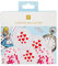 Talking Tables Pack of 12 Red Heart Balloons | Alice in Wonderland Party Decorations for Valentines Day, Engagement | Printed Design and Confetti Balloons with Ribbon to Attach