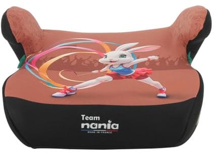 Nania Alpha Réhausseur bas voiture enfant, 6-12 ans, 126-150 cm, Réhausseur Siège Auto, Compact et Léger (< 1 kg), Installation avec la Ceinture de Sécurité PARENT DREAM (Divers8)