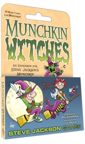 Steve Jackson Games | Munchkin Witches | Card Game | English