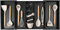 KitchenEdge Adjustable Kitchen Drawer Organizer for Utensils and Junk, Expandable to 19 to 33 Inches Wide, 9 Compartments, Food-Safe Contract Grade Black Finish with 100% Sustainable Bamboo Wood