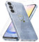 crisant Coque pour Samsung Galaxy A25 5G, Transparent étui à Paillettes Souple TPU Étui avec 3 Pièces Verre Trempé Film Protection Écran pour Samsung Galaxy A25 5G