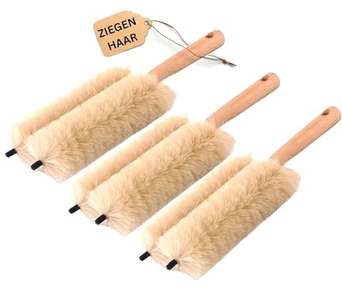 Novaliv 3X Heizkörperbürste Rippenheizkörper Heizungsbürste Heizkörper Reinigungsbürste 29x8x5cm IDEAL als Heizung Reinigungsbürste Rippen 2-Fach Gabel Heizkörper-Staubwedel dustoff