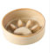 DOGICHA - Gamelle Anti-Glouton en Céramique pour Chien de Petite Taille - 15,8 x 8 cm - Pour Un Repas jusqu'à 10 Fois Plus Lent (Brun)