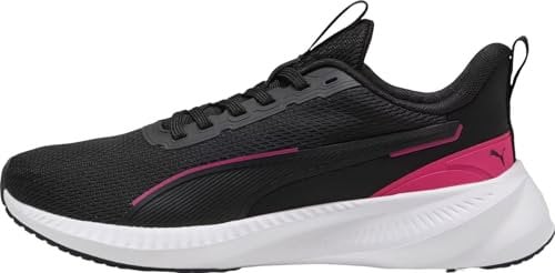 PUMA Unisex Flyer LITE 3 Straßen-Laufschuh, Black PINK, 44.5 EU
