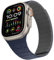 ZZDZZ Compatibile con Cinturino Apple Watch 49mm 46mm 45mm 44mm 42mm 41mm 40mm 38mm, Cinturini Silicone Magnetica per iWatch Ultra 2 Series 10/9/8/7/6/5/4/SE (49/46/45/44/42, Blu Scuro/Grigio)