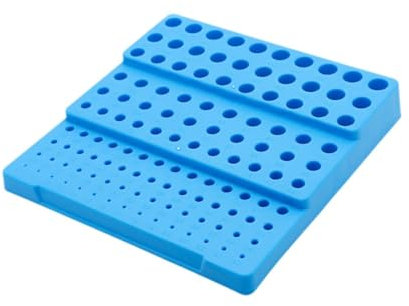 Ronyme Aufbewahrungsbox für Fräser, Zubehör, blau, für Fräser, Bohrer, Finishing-Halter, Organizer, Koffer, Aufbewahrungsbox für Bohrer