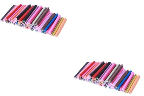 Beatifufu 100piezas Nail Art Sticks De Polimérica Para Decoración De Uñas Estilo Animal