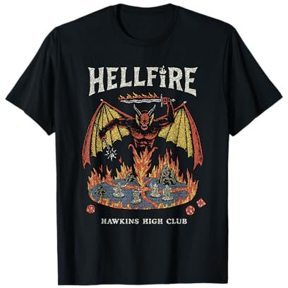 Stranger Things Vintage Hawkins High Hellfire T-Shirt