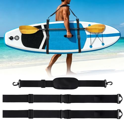 Mineup SUP Tragegurt, Surfboard Tragegurt, Schultergurt Für Surfbretter, Paddleboard Tragegurt, Verstellbarer SUP Board Schultergurt, Paddle Board Strap Für Kajak, Paddle Board, Surfboard