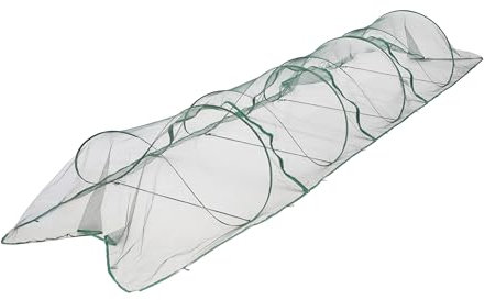 Relaxdays Tunnel de Croissance, système « Pop up », répond à Vos Besoins, pour légumes et Fraises, 4,5 m, Vert foncé