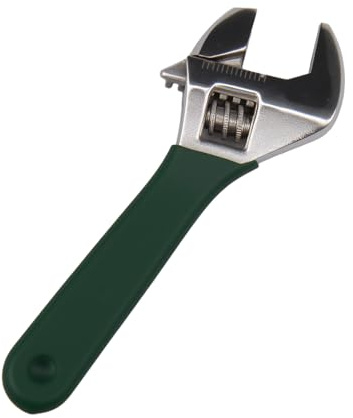Lotnery 4 Mini Adjustable Spanner, Lightweight and Durable - Chrome Vanadium Steel, Non-Slip Grip & Laser Scale - Compact Tool for Mechanical, Car, and Bike Repairs, Portable Hand Wrench Tool