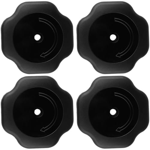 CLISPEED Lot de 4 Boutons de Couvercle Antidéflagrants de 17 MM pour Autocuiseur en Plastique Solide Poignées Universelles pour Casseroles et Autocuiseurs Cuisine et Ustensiles Cuisine