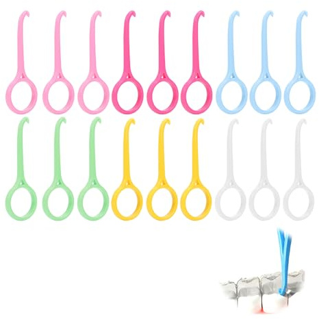 18 Stücke Aligner Entfernungswerkzeug, Prothesenabzieher Aligner Removal Tool Unsichtbare Zahnentfernung Entferner Unsichtbare Zahnspangen Oral Corrector Retainer Entfernung von unsichtbaren Geräten