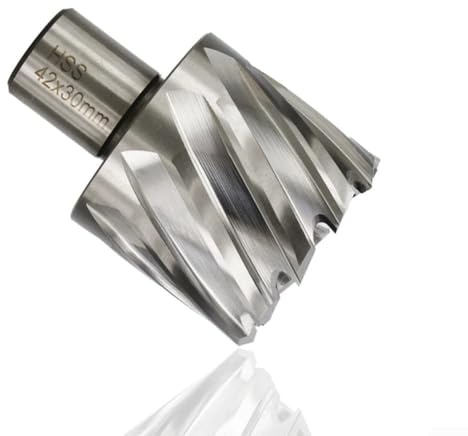 Ringschneider HSS für magnetische Bohrmaschinen mit 3/4-Zoll-Schaft für tiefe Schnitte bis zu 35 mm (20 × 30 mm)