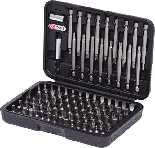 KS Tools 911.2027 1/4 CLASSIC Bit-Satz, 99-tlg. mit langen Bits