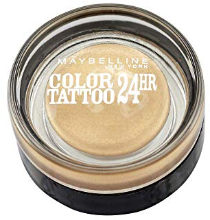 Maybelline New York Lidschatten Eyestudio Color Tattoo 24h Eternal Gold 05 / Gel-Cream Eyeshadow metallic, langanhaltend, 1 x 4 g