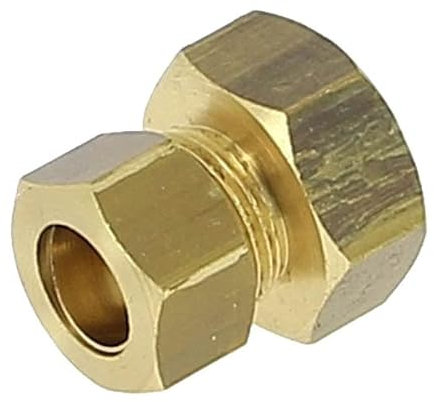 Arcanaute - Raccord laiton bicône - Raccord bicône droit Femelle 1/2 (15/21)-Cuivre 12