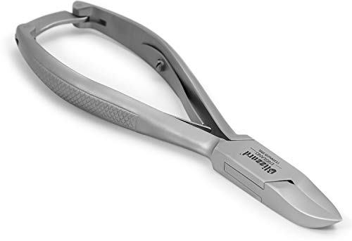 Blizzard Pinces à Ongles Professionnel - Coupe Ongles - Mors Légèrement Concaves - Avec Fermoir - Acier Chirurgical Inoxydable - Forgé en Allemagne - Podologie - 14.5 cm