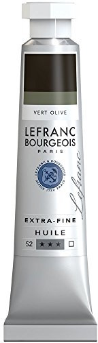 Lefranc Bourgeois Óleo Extra Fino 20ml - Tubo de pintura, Verde Oliva