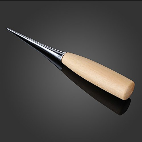 C-FUNN Mango De Madera Lezna De Costura De Cuero Lezna Rápida Mano Grapadora De Cuero Herramienta