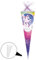 Schultüte - Einhorn & Pferd Pegasus - Regenbogen - 35 cm - rund - mit Tüllabschluß - Zuckertüte - mit/ohne Kunststoff Spitze - Nestler - Mädchen - Einhö..