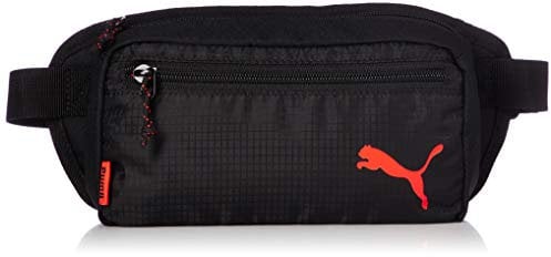 PUMA Unisex – Erwachsene ftblNXT Waistbag gürteltasche, Black-NRGY Red, UA