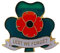 best badge Emaille-Brosche mit drei Kleeblättern, Aufschrift Lest We Forget 2024 Remembarance Day, Mohnblume, Irland, St. Patrick's Day, keltisch