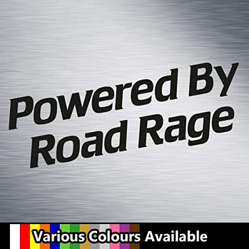 myrockshirt Powered by Road Rage ca 20 cm Aufkleber,Sticker,Decal,Autoaufkleber,UV&Waschanlagenfest,Profi-Qualität