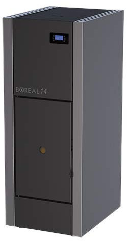 BRICOSOL Caldera Hidroboreal de Pellets 14 KW, Estufa de Pellets, Metal, Sin Ventilación, Montaje Independiente, Alta Eficiencia