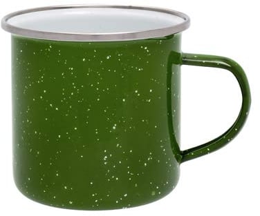Origin Outdoors Emaille Tasse grün 360 ml