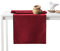 AmeliaHome Tischläufer 40x120 cm Lotuseffekt Wasserabweisend Blätter Bordeaux Gaia