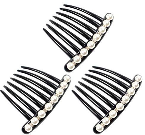 3st Haarkamm Haarschmuck Haarspange Seite Seitenkämme Retro Kämmchen Chinesische Seitenkamm Vintage Haarkämmchen Einsteckkamm Clip Braut Einfach Südkorea