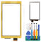 SRJTEK Reemplazo De Pantalla Juegos De Ensamblaje De Vidrio Digitalizador De Pantalla Táctil Switch Lite 2019 (no Pantalla LCD) (Amarillo)