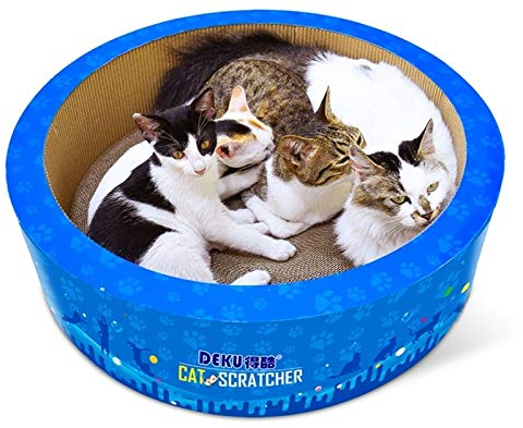 Pet supplies Cat Scratcher Cat Scratching Pad Bed Lounge, Barrel-shaped Corrugated Paper Cat Scratch Board Cat Litter Claw Toy