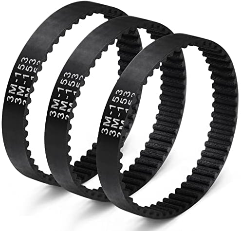 3PCS Soft Front Brush Belt Replacement Part 153-3GT-8 For Shark AZ1002 AZ1000 AX950 AX951 ZU782 Vacuum