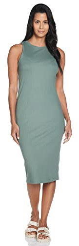 VERO MODA Damen VMLAVENDER SL Calf Dress VMA NOOS Kleid, Laurel Wreath, S