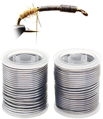 XFISHMAN Fly-Tying-Lead-Wire-Fly-Tying-Material- Fly-Fishing-Supplies-Accessories (Ex Heavy(.040in) 2 Pack)