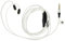 vhbw Audio AUX Kabel kompatibel mit Logitech Ultimate Ears UE 900 Kopfhörer - Audiokabel 3,5 mm Klinkenstecker, 120 cm, Silber