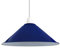 Retro-Vintage-Lampenschirm, Metallkegel-Lampenschirm, einfache Installation, 4 cm, E27-Aufhängeloch, für Küche, Wohnzimmer, Bar, Flur (Navy Blue)