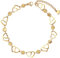 YeGieonr Bracelet Cheville Femme Or, Plaqué 18K Or Acier Inoxydable Réglables Bracelets de Cheville pour femme Accessoires d'été