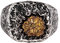 ForFox Anillo Vikingo nórdico Vegvisir para Hombre Mujer Anillo brújula rúnica de Plata de Ley 925 con runas joyería pagana Celta Abierta Ajustable