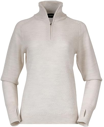 Bergans Damen Ulriken Light Merino Pullover, Vanilla White, L