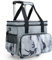 BUXFMHT Nähmaschinentasche Trolley, Nähmaschinentasche mit Rollen, Tasche für Nähmaschine (Grau)