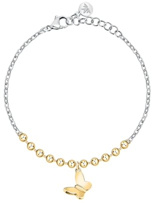 Morellato Armband aus Stahl für Damen, Kollektion Talismani – SAUN35, Legierter Stahl
