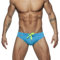 FULUJIDI Badehose Boardshorts Schwimmhose Männer Swim Slips Bikini Bademode Sexy Beutel Badeanzug Surf Board Shorts Strands Tamm Schnell Trocken Tasche Badeanzug Herren Strand Kleidung M Blau