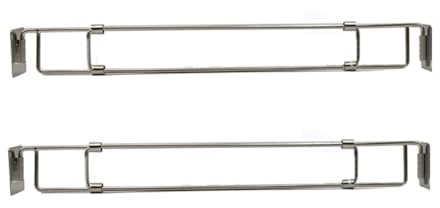 Niejgay RV Secure Verstellbare Stangen, Lebensmittel- und Getränkestabilisatoren für Wohnmobil-Kühlschrank (2er-Pack)