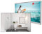 Soulaca TV Miroir Intelligente 22 Pouces pour Salle de Bain, 1080P IP65 étanche avec Wi-FI, Bluetooth, Android 9.0,M22 modèle 2024