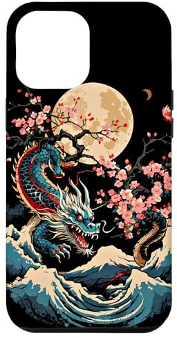 Hülle für iPhone 12 Pro Max Aesthetic Japanischer Drache Drachen Anime Japan Style Asia
