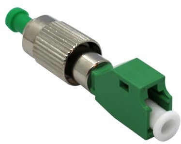Conectra® - Glasfaser Adapter für FTTH | LC/APC Buchse auf FC/APC Stecker | OS2 | Simplex | Monomode (1 Stück)